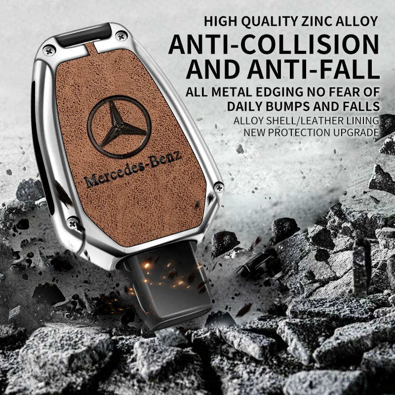

Car Key Case Fob Cover For Mercedes Benz A B C E Class GLS GLA GLK GLC CLS CLA SLK W203 W204 W205 W212 W463 W176 AMG Accessories