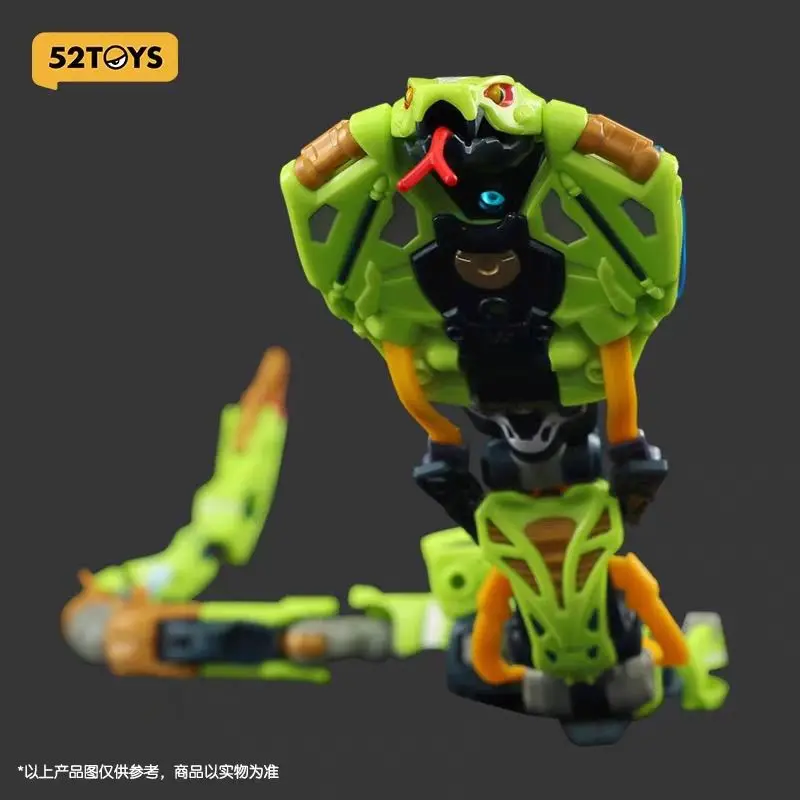 52toys Beastbox Figure Bb-71 Snake Transformation Toy Robot Mecha And Cube Action Figure Pvc Collection Childs New Year Gifts