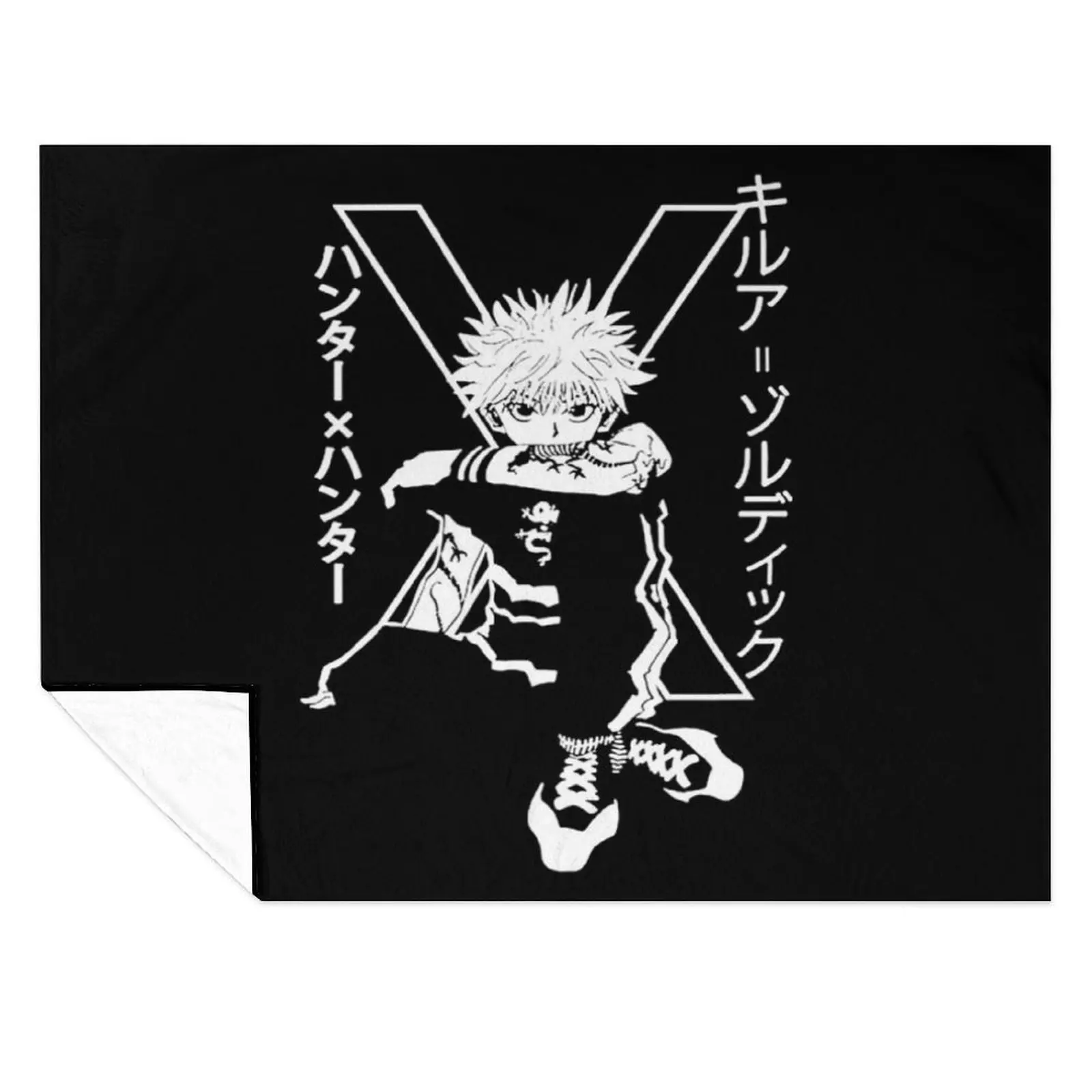 

Kill-ua Zo-ldyck Hunter-xhunter Throw Blanket Cute Plaid Thin Furry Moving Blankets