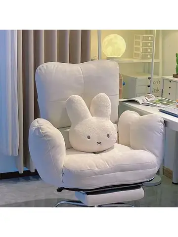 Miffy ojos negros lindo muñeco de peluche de juguete Kawaii almohada de cama suave y cómoda cojín de sofá almohada juguetes de regalo para niña y niño