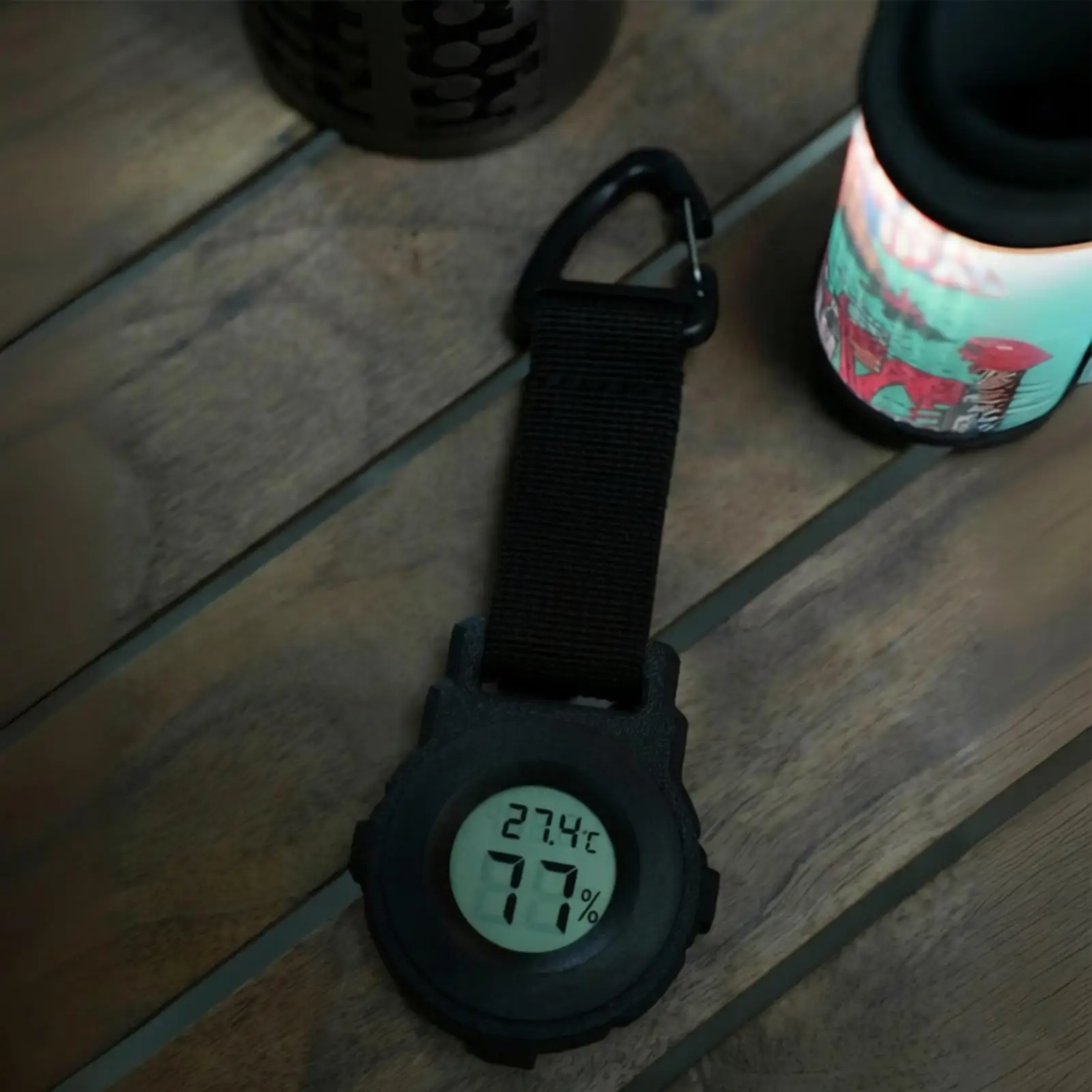 Humidity And Temperature Monitor Battery Operated Portable Precision Outdoor Temp And Humidity Monitor For Men Women Hiking