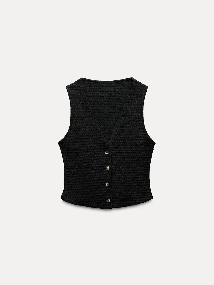 

New Arrival Autumn Women's Vest Top Casual Pants Faion Set 2024 Seasonal Collection Comfortable Breathable Clothing