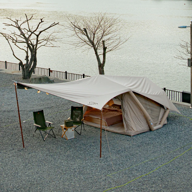 

Надувная палатка Havena Air Tent-Beige для 4-6 человек, роскошная уникальная семейная палатка для глэмпинга и активного отдыха