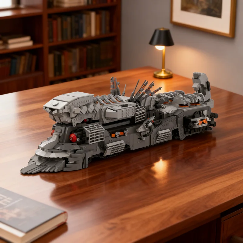 

4504pcs MOC Alteisen MK VI Locomotive Train Model Building Blocks Creative Gift DIY Display Decor Adult Premium Kids Desk Home