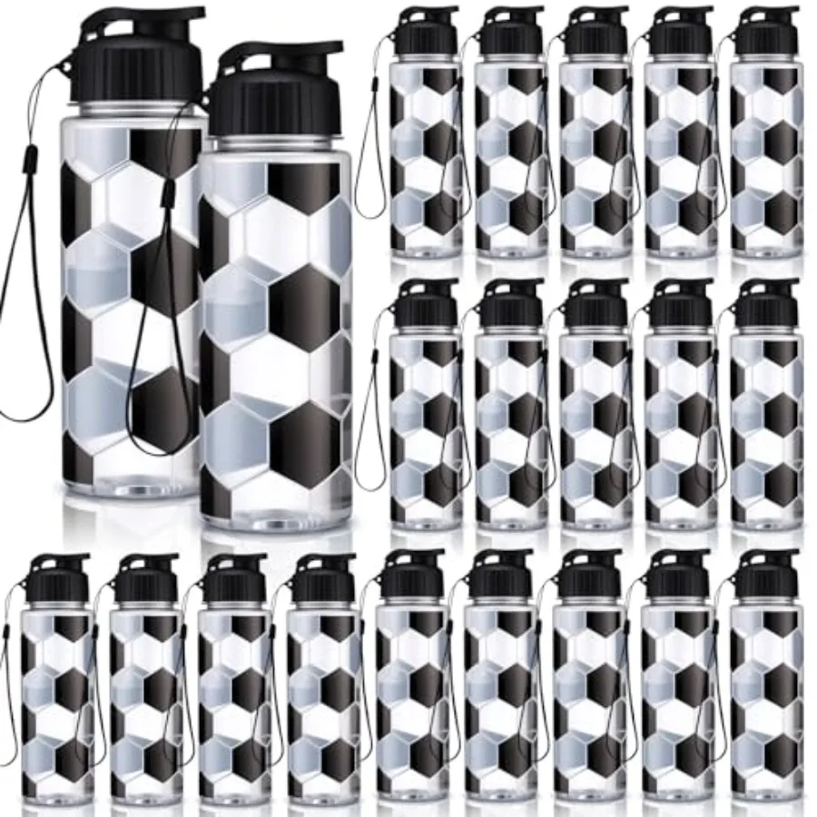 

Pieces Sports Water Bottle Bulk 17 oz Reusable Plastic Biking Water Bottle Tumbler Adults Reusable Large Bottles with Leak Proo