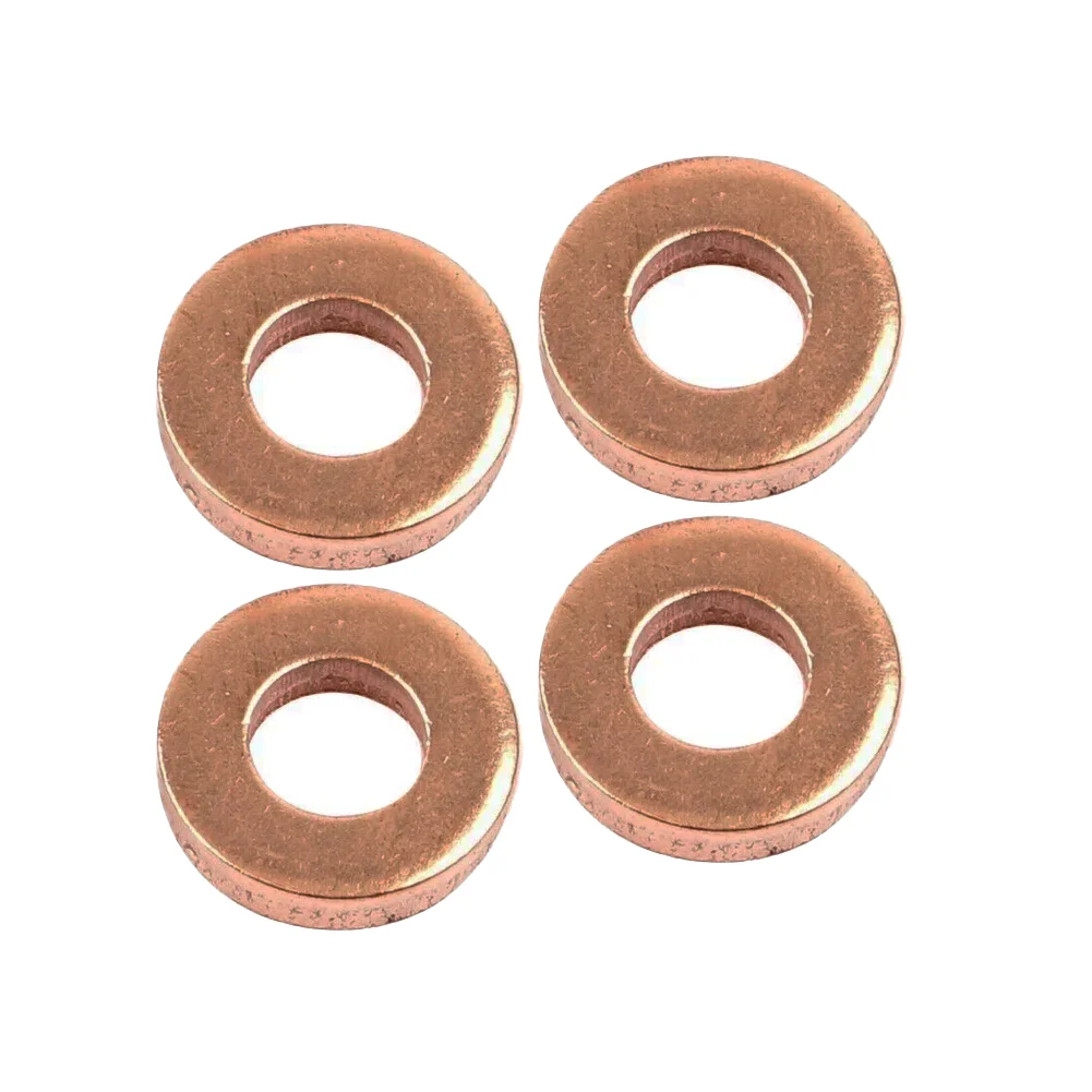 Diesel Injector Washer Seal Set 4 Pieces Metal 7703062072 For Nissan 1.5 DCI For Renault For Clio/Kangoo/Laguna/Megane Latitude