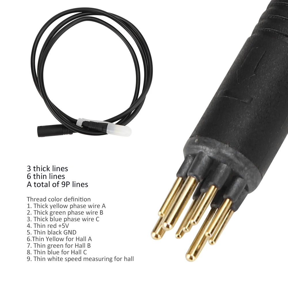 

Электрический конверсионный мотор, водонепроницаемая вилка, быстросъемный 9-жильный удлинитель кабеля, водонепроницаемый удлинитель мотора
