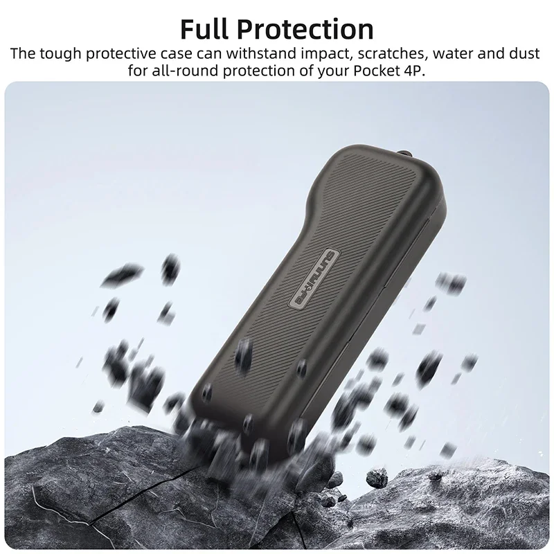 Hard Case for DJI Osmo Pocket 4P,Gimbal Screen Protective Cover with Built-in Filter Storage Pocket 4 Pro Accessories