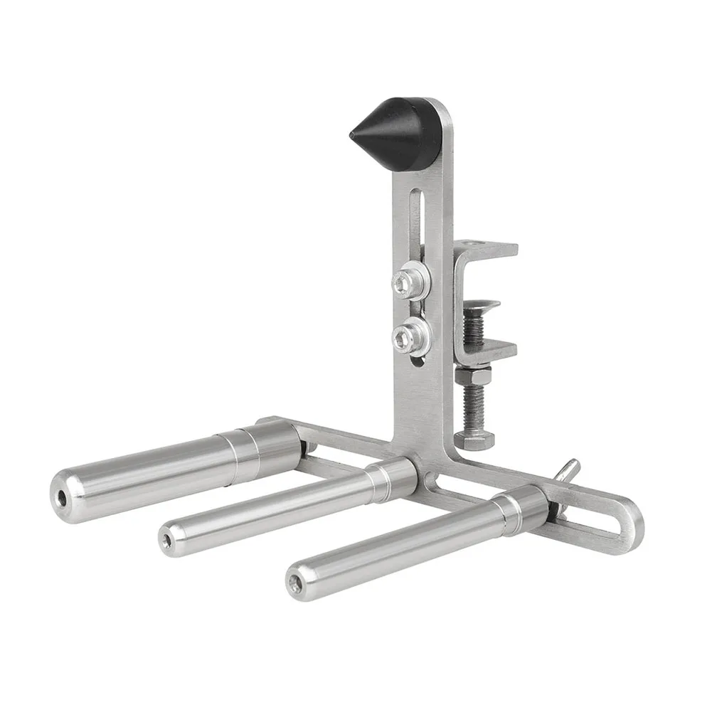 Adjustable Trumpet Trombone Tube Polishing Bracket Tool for Precision Wind Instrument Repair with Steel Construction