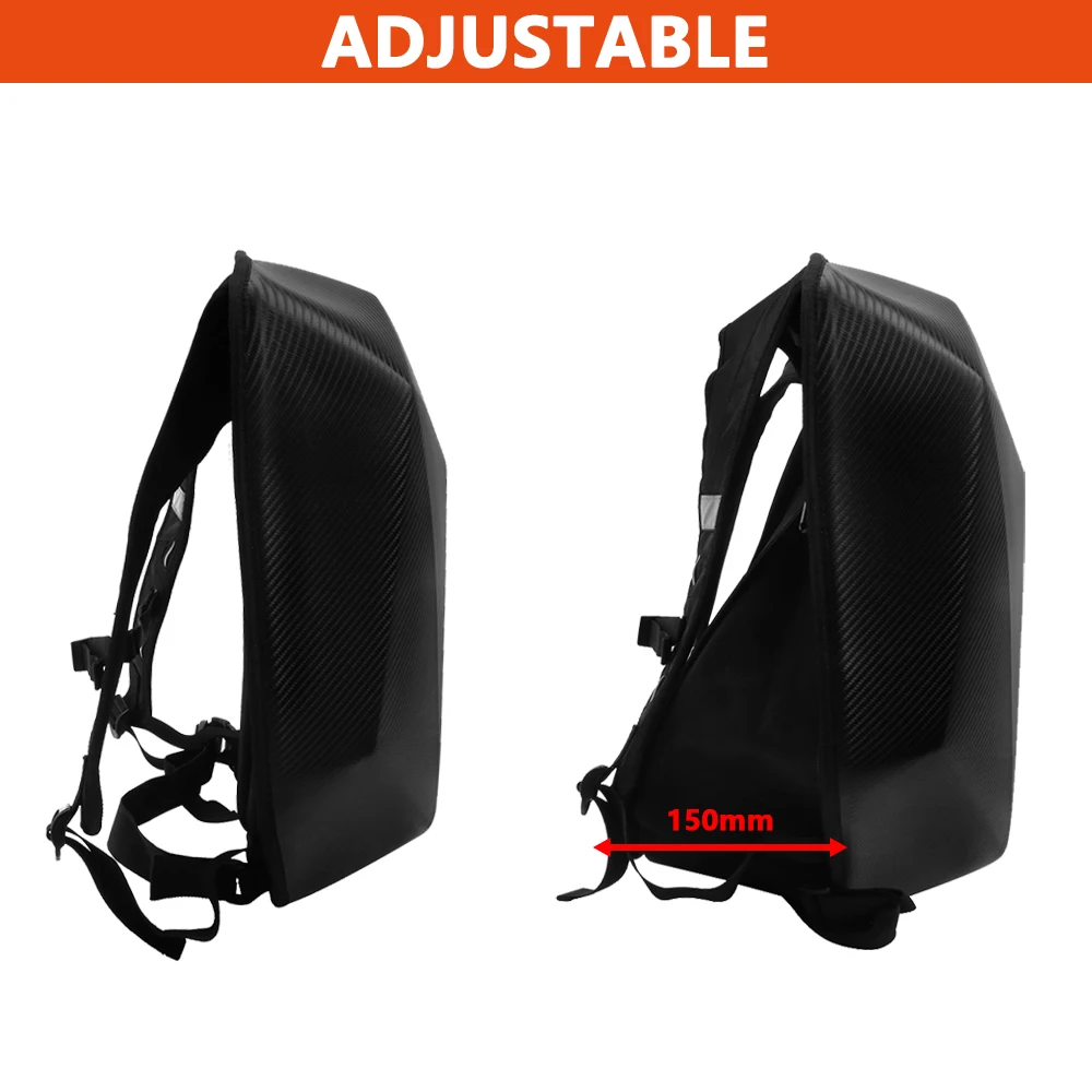 Motorcycle Backpack Waterproof Bag Hard Shell Backpack Motorbike Helmet Large Bag For Men Travelling Camping Cycling Storage