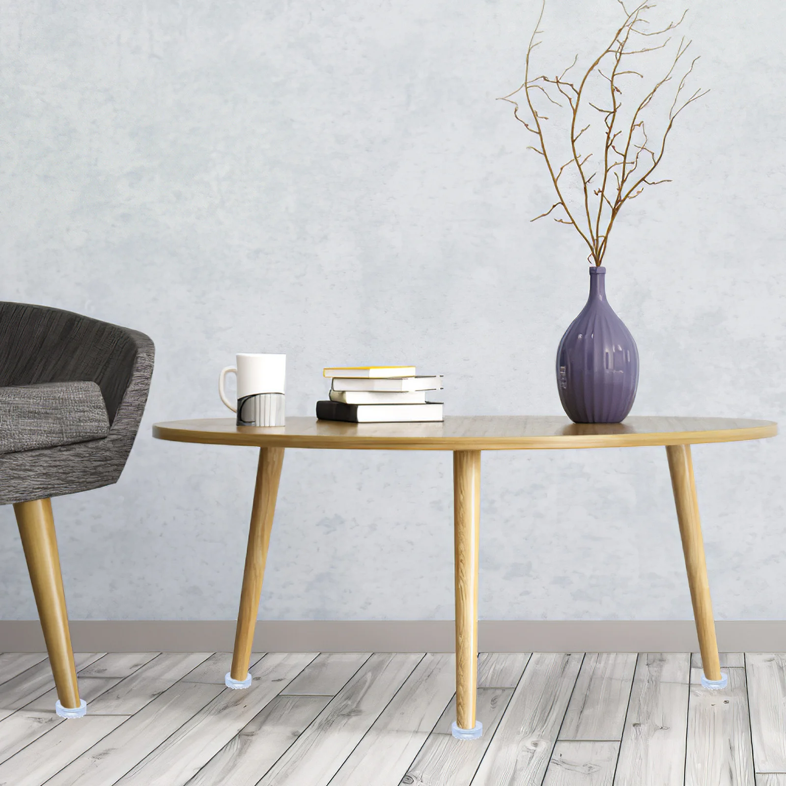 20 قطعة أقدام أثاث منصات كرسي مستدير حافظات الأرضية عازلة الضوضاء كرسي مكتب ينزلق لأسطح بلاط السجاد الصلب #3