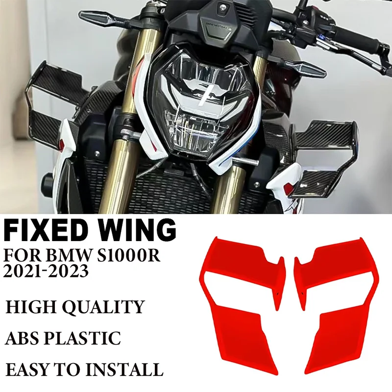 

For BMW S1000R M1000R S 1000R M 1000R 2021-2023 ABS Motorcycle Fixed Wing Spoiler Front Aerodynamic Spoiler Wing Fairing