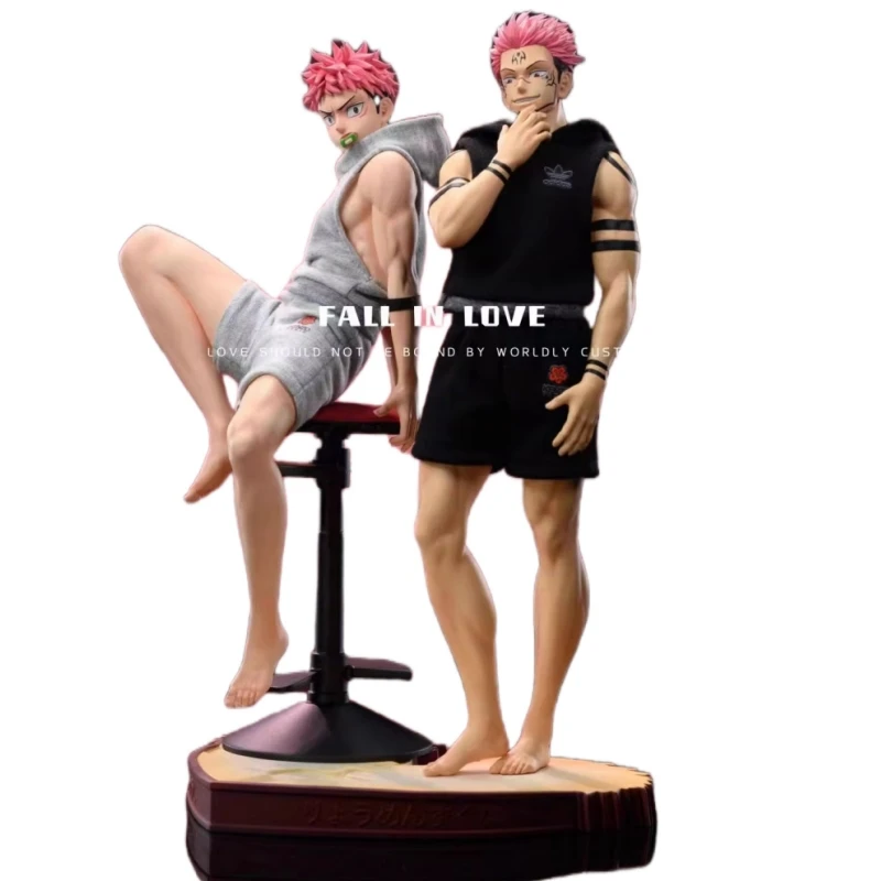 

31Cm 1/6 Ygnn Studio Gk Jujutsu Kaisen Ryomen Sukuna Itadori Yuji Fall In Love Action Figure Statue Model Garage Kit Toys Gift