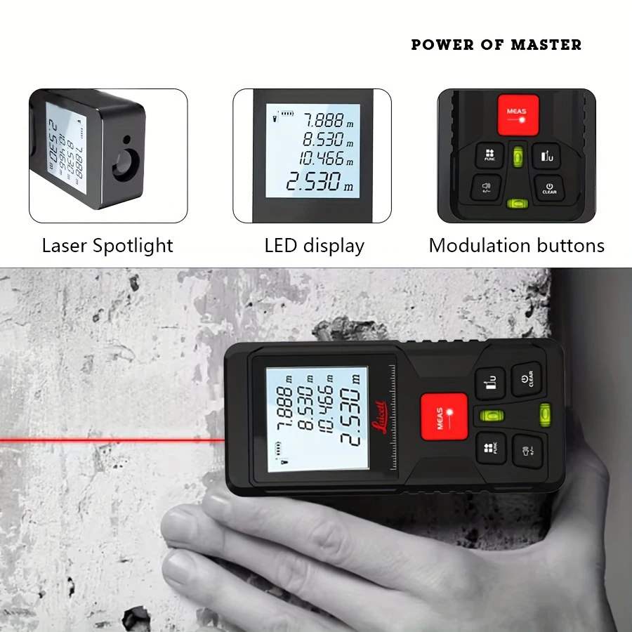 Medidor de distância a laser/medidor de longa distância e medidor de laser/100M -120M medidor de distância/telêmetro laser