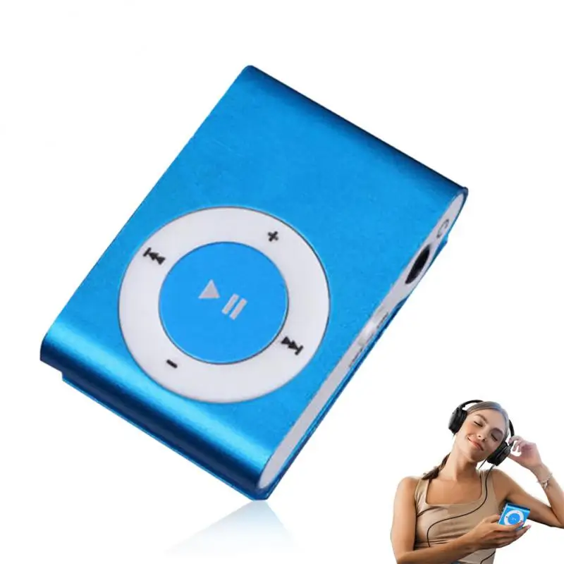 Portable Aluminum Alloy Versatile Convenient Durable Portable Music Player For Sports Mini Mp3 Player For Workout Workout Sleek