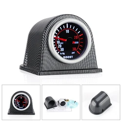 Car 2-inch 52mm Turbo pressure Gauge manometer Boost PSI+Carbon Fiber Pod Pointer Display Instrument Universal For greddy