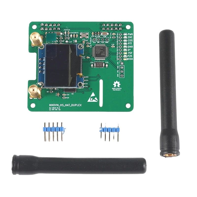 

For Raspberry Pi Duplex Module Duplex MMDVM Hotspot Support P25 DMR YSF Multifunctional Convenient Practical Module