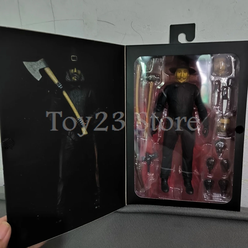

Original NECA There Will Be No Leftovers Ultimate John Carver Thanksgiving Action Figure Anime Collectiblble Model Birthday Gift