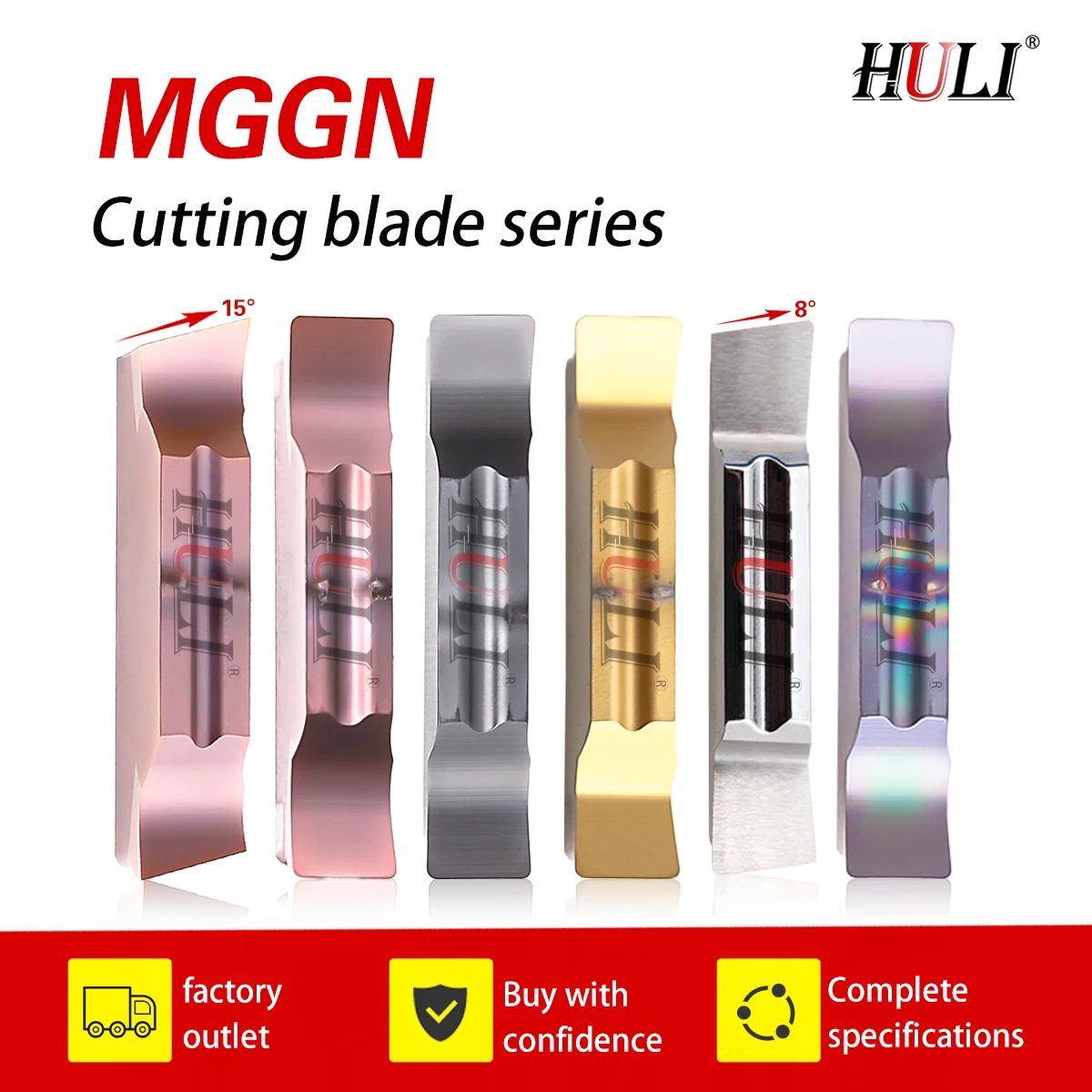 MGGN150/200/250/300/400/500-JM/JV Full Series Grooving Insert CNC Lathe Tools MGMNR/L Turning Tool Carbide Alloy Cutting Inserta