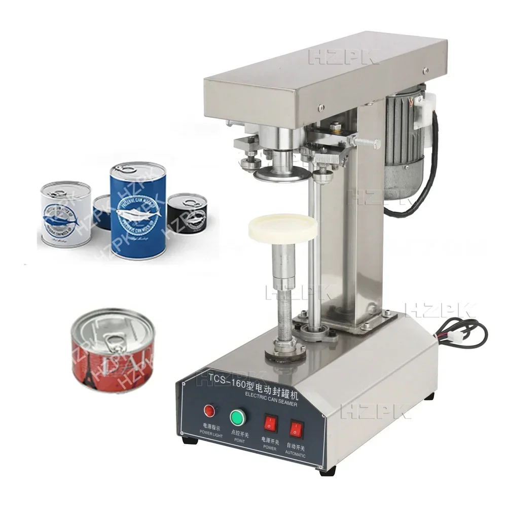 

s%a HZPK semi-automatic manual Pop aluminum plastic oil tin can sewing machine sealing machine for beer