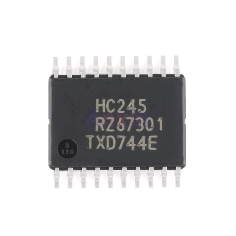 10 SZTUK 74HC245 DIP SOP TSSOP-20 SN74HC245N SN74HC245DR 74HC245D 74HC245PW HC245 SMD Ośmiobitowy Tranzystorowy Transceiver IC