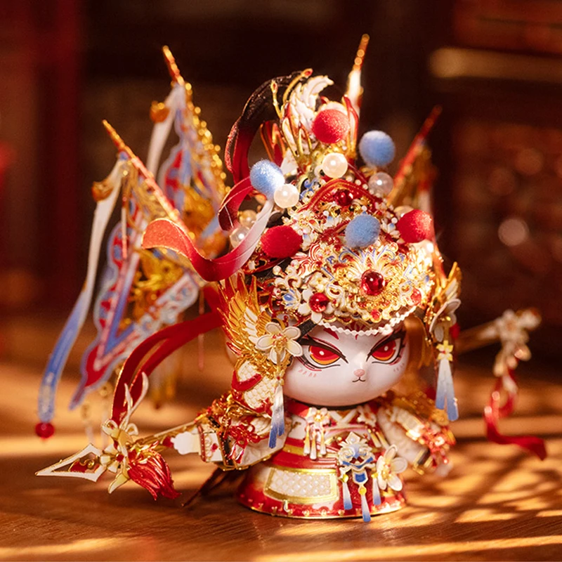 DIY rompecabezas de Metal 3D Mini Hua Mulan kits de modelos en miniatura rompecabezas ensamblado artesanía hecha a mano amigos regalos de cumpleaños decoración del hogar
