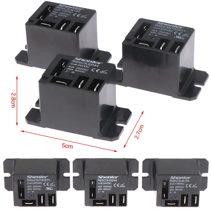 R9SC3N7204D1 The Same Type Of Substitute Relay NT90TPNCE220CB 220V 115V 24V 40A High Current