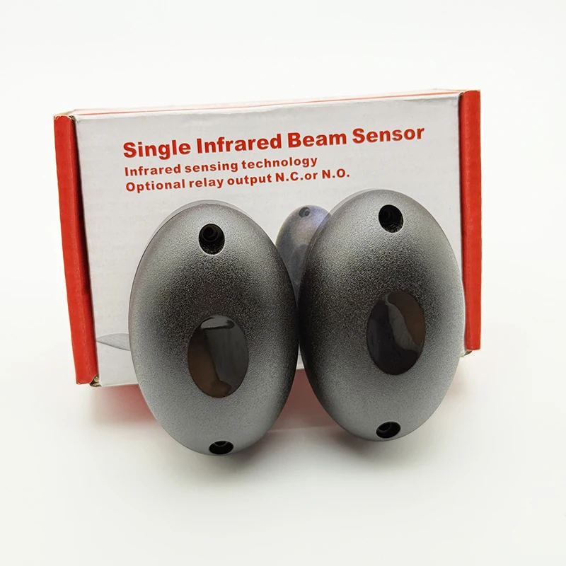 Single Infrared Beam Sensor Garage Door Opener / Gate Photocell Infrared Sensor DC 12-24V Waterproof IP55 Garage Door Photocell