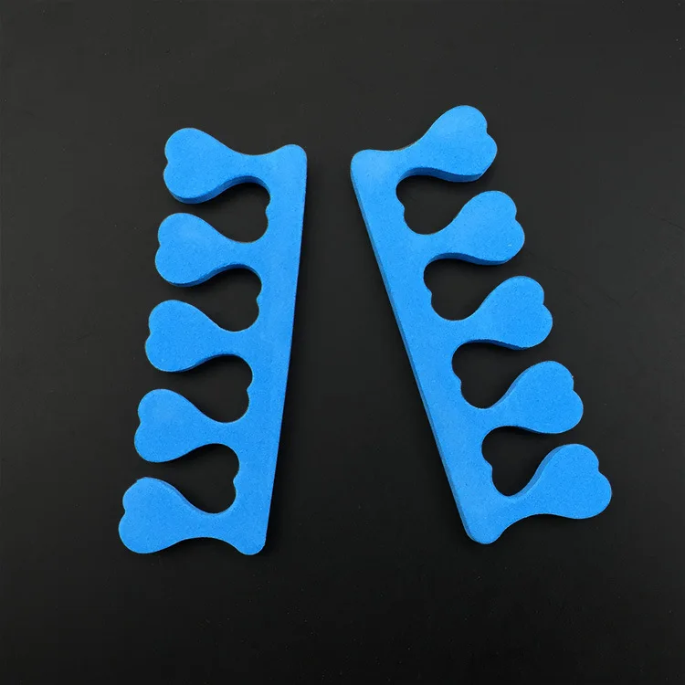 6PCS Nail Art Finger Separator Set Nail File Cuticle Nipper Shaping Buffing Kit Manicure Pedicure Tools