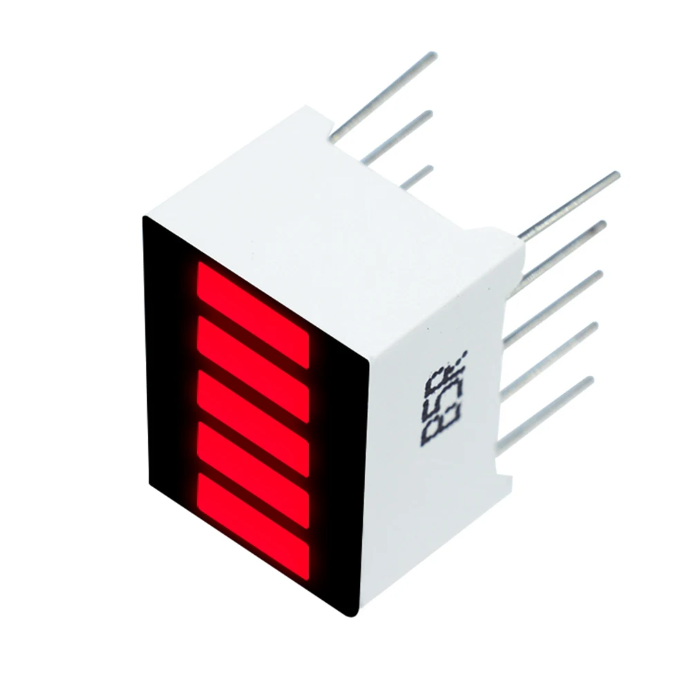 5 Segment Red Color 1 Digit Bar LED Display Electronic PCB Board For Arduino