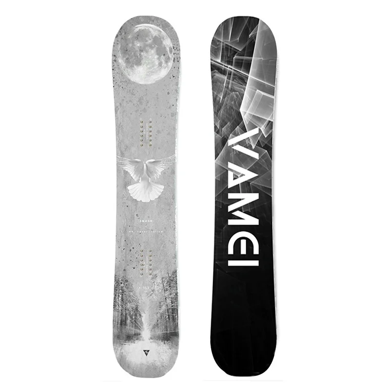 Snowboard Veneer Flat Flower Board Sintered Baseplate Super Soft Hardness 3 Action Board Adult Children's Men's and Women's