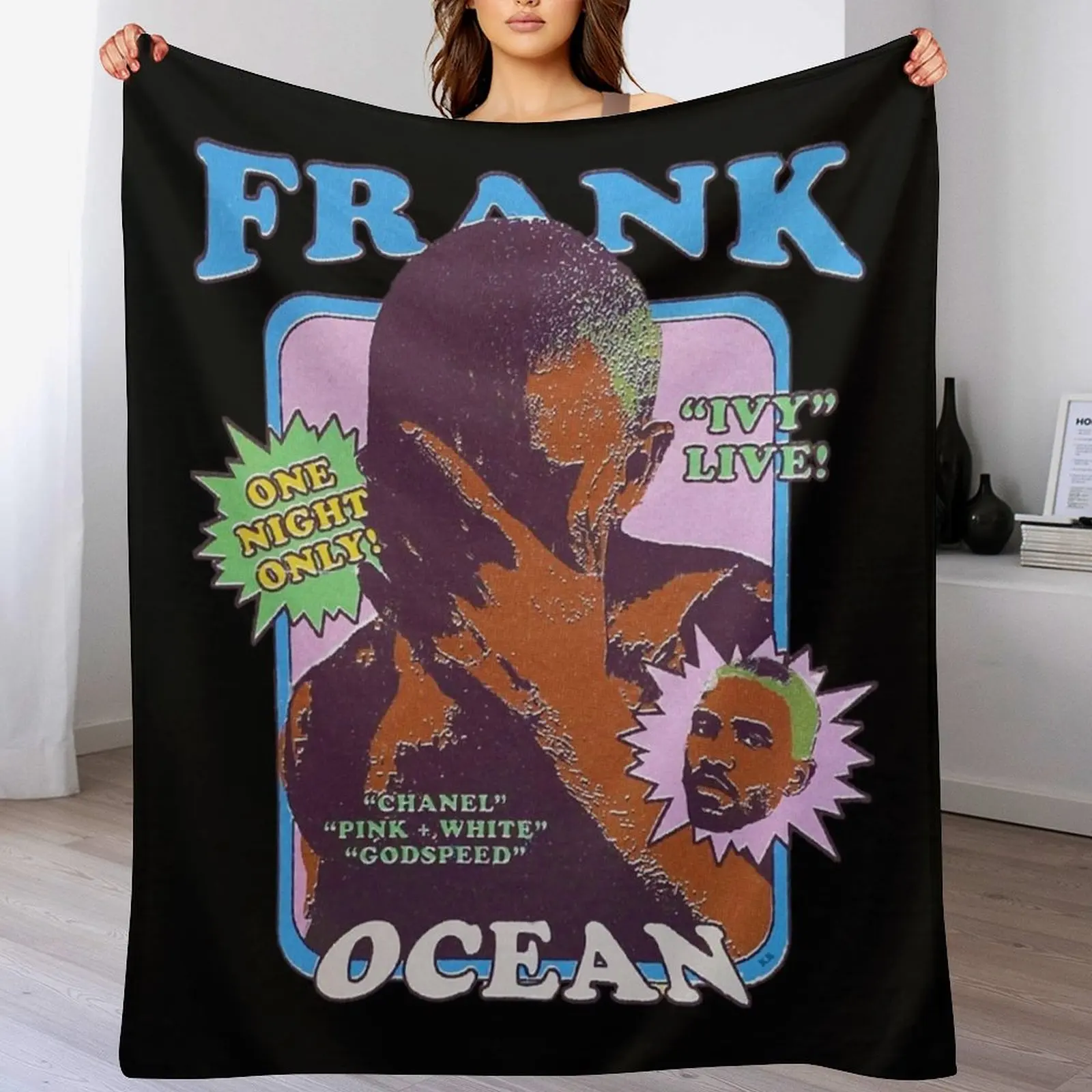 

Frank Ocean Blond Secrets You Never Knew Throw Blanket Cozy Throw Blanket Birthday Gift for Him Her
