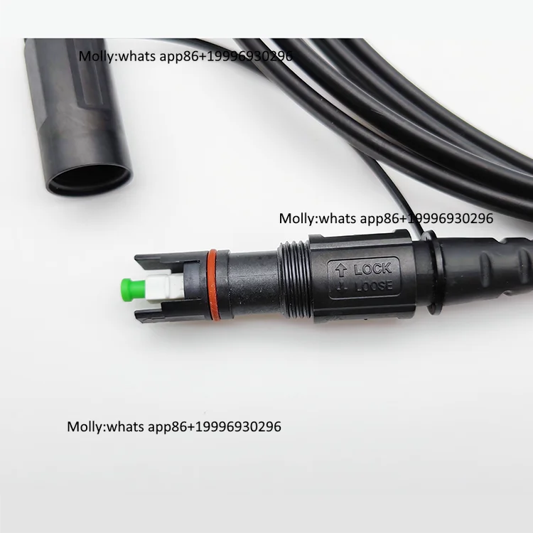 GJFJH-1B6A2 Telecom SC Fiber Optic Patch Cable 5.0mm Outdoor Waterproof 5G 1core Sm/APC Fiber Optical Patch Cord FTTH Drop Cable