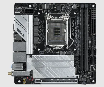 

ASROCK Z590M-ITX/ax Mini-ITX motherboard LGA1200 CPUFor 10/11th Gen i5-11400F i5-11500 i5-11600KF i7-11700 i9-11900K M.2 SATA3