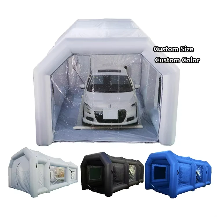 

Portable Inflatable Spray Booth Inflatable Car Parking Tent Inflatable Bubble Garage Automotive Paint Booth Car Cover for Sale