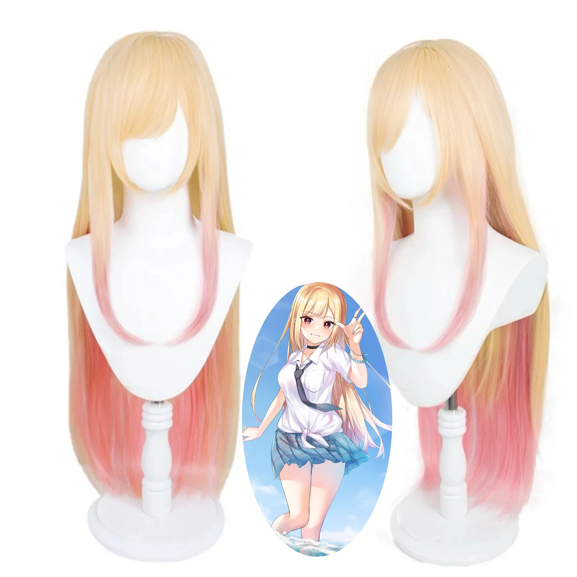 

The Dressing Mannequin Falls In Love Main Character: Kitaoka Umi Cosplay Wig Gradient In Stock: Kitaoka Umi