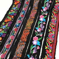 Jacquard Embroidery Flower Webbing, Lace Trim for Clothing Bag, DIY Farbic, 1 Yards