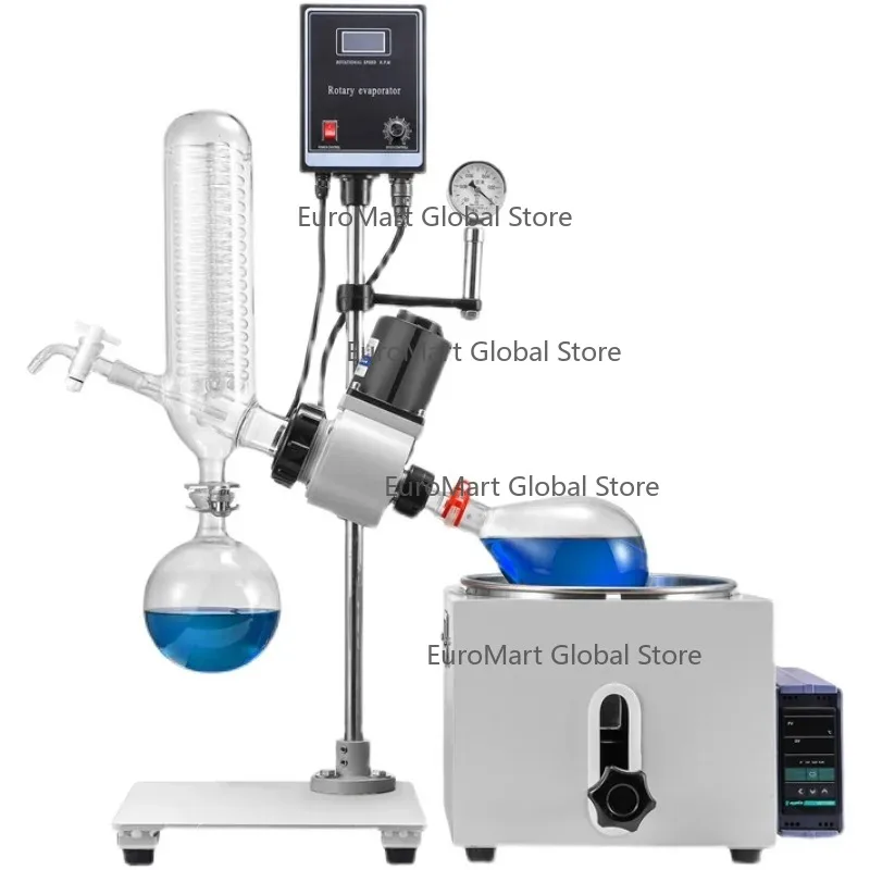 Laboratory RE-201D Small Volume Rotary Evaporator 0.25- 2L Vacuum Decompression Extraction Distiller Machine