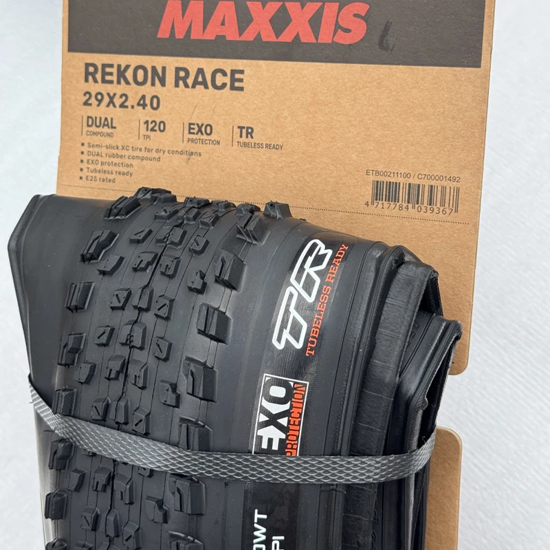 Maxxis Rekon Race 29x2.25/2.35 Tubeless Ready MTB Tire 60/120tpi