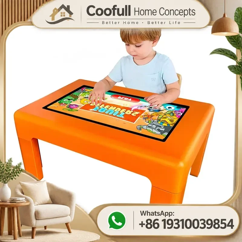 32 Inch Smart Interactive Touch Screen Coffee Table For Kids Educational Learning Game Furniture Home Living Room