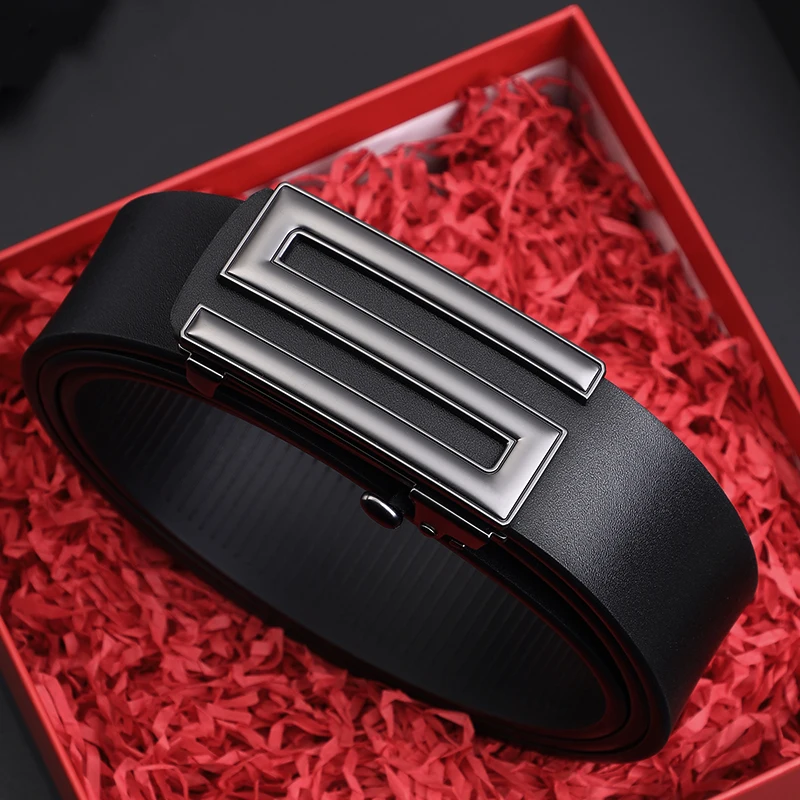 

Men's waist belt, premium automatic buckle belt, men's fashionable casual belt, business belt, matched with suit High quality