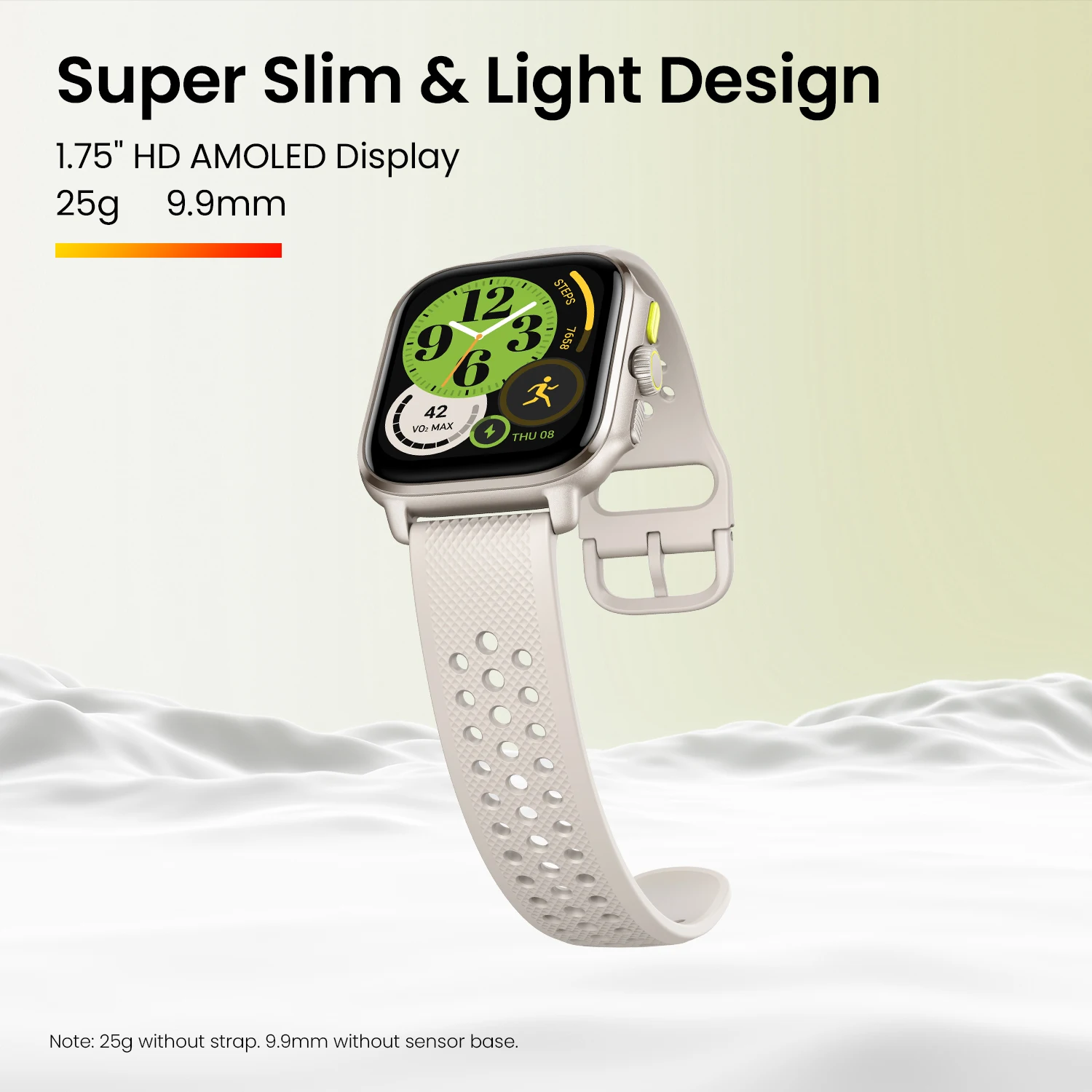 جديد Amazfit Cheetah (مربع) 1.75 بوصة 150 + أوضاع رياضية عمر بطارية 14 يومًا ساعة ذكية طويلة جدًا لهاتف Android IOS