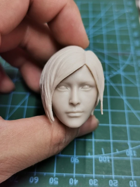 

Unpainted 1/6 Scale Beauty Head Sculpt Head Carved Model For 12 inch Action Figure Dolls Painting Exercise