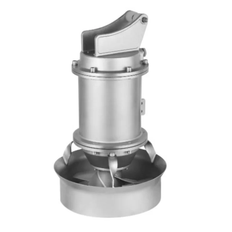 

QJB stainless steel submersible mixer sewage treatment mixing pump installation system lifting device, low speed pusher