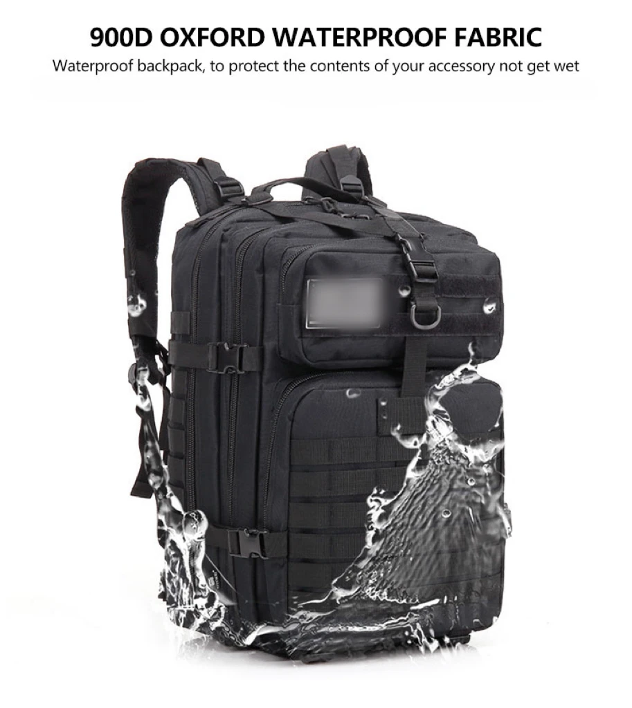 

Camouflage 3P Tactical Molle Shoulder Backpack Men Hiking Camping Outdoor Sport Bag Attack Bag