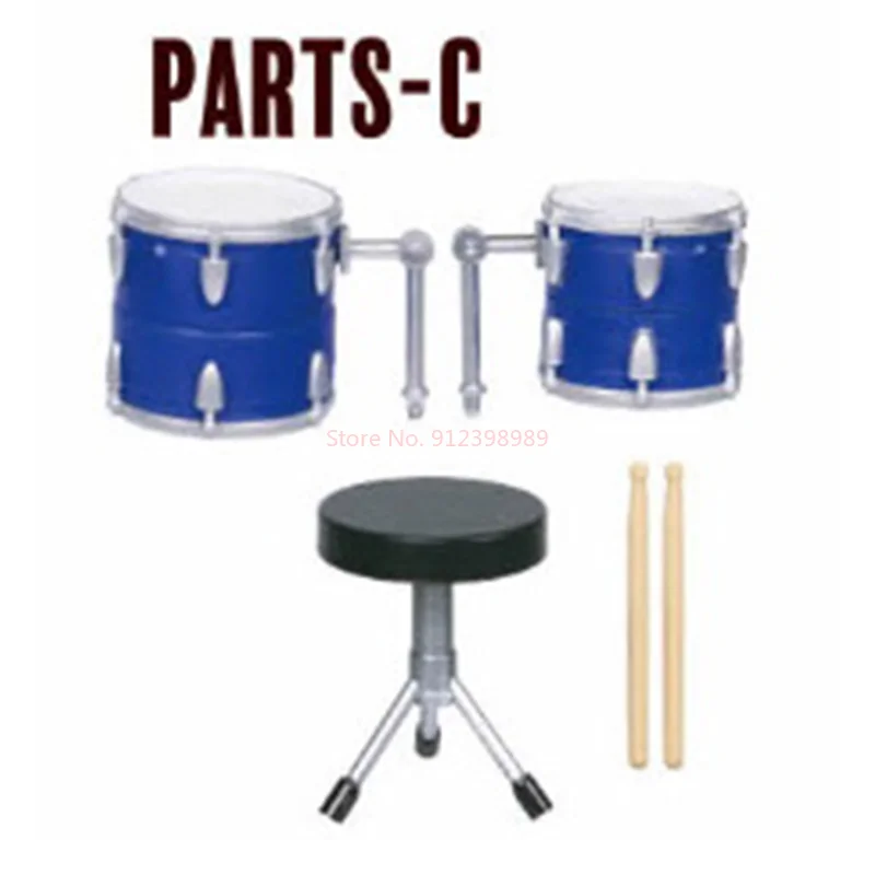 J.Dream طبلة موسيقى الجاز الصغيرة نموذج سلسلة 3 مجموعة طبلة مصغرة مزيج آلة موسيقية نموذج جمع حلية عمل الشكل