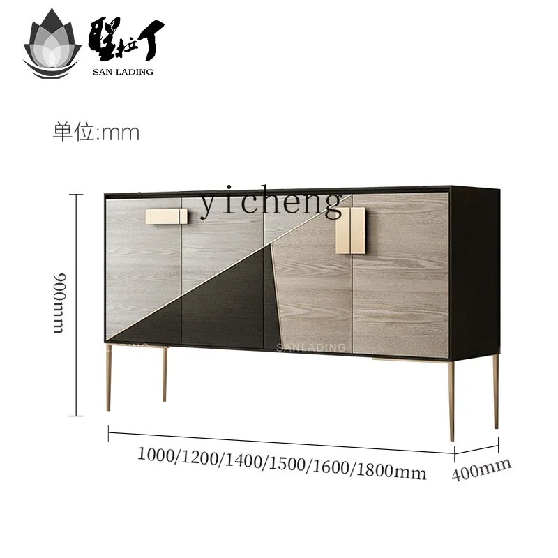 ZK porch cabinet modern light luxury foyer home decoration dining side cabinet living room locker home decoration accessories