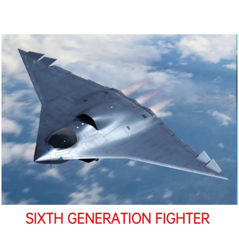 

New Era Model Glue Free Color Separation Assembly Static 1/144 China's New Sixth Generation J36 Combat Bomber Stealth FIGHTER