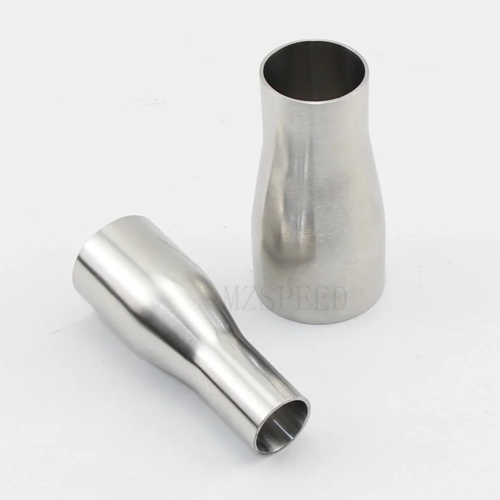 19mm-102mm OD Butt Welding Reducer SUS 304 Stainless Steel Sanitary Pipe Fitting Homebrew Beer