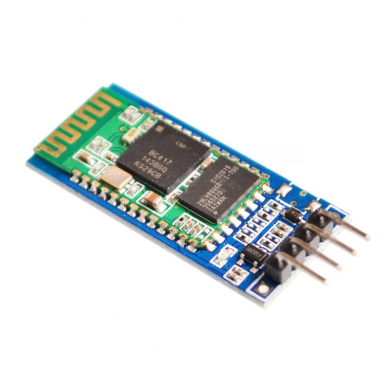 1PCS HC06 HC-06 Wireless Serial 4 Pin RF Transceiver RS232 TTL Bluetooth Module Plug-in for arduino